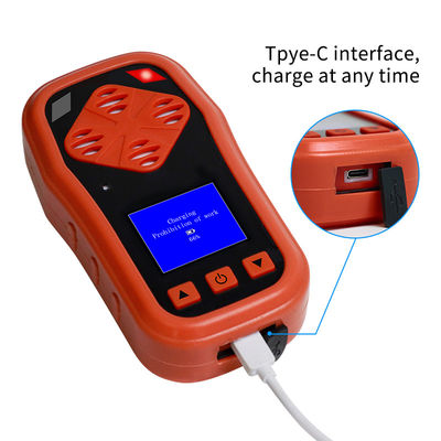 Analisador de biogás portátil 4 em 1 CH4 CO2 H2S Detector multi-gás