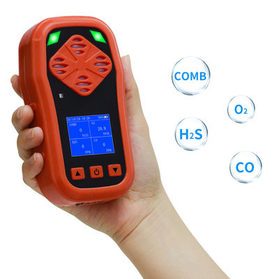 YA-CDX4 CE FCC Preço de Fábrica Detector de Gás 4 em 1 Portátil Multi Gás O2 CO LEL H2S Monitor de Gás com Alarme