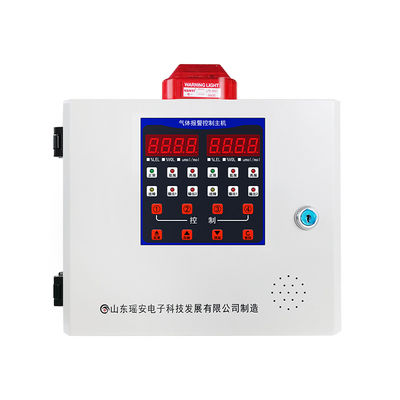 Controlador de alarme de gás de dois canais 2.5kg RS485 4-20mA Painel de controlo do detector de gás