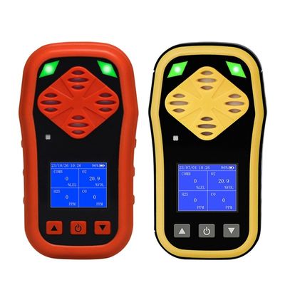 YA-CDX4 Cuatro monitores de gás pessoais H2s CO O2 CH4 4 em 1 Monitor de gás portátil certificado ATEX