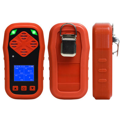 Detetor de vazamento de gás portátil pessoal H2S CO O2 LEL Detector de vazamento de gás portátil