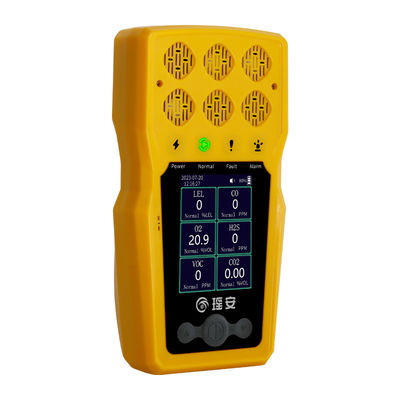 BTQ-YA-C100FT Detector portátil de gás Co O2 H2S LEL Multi Analyzer de gás