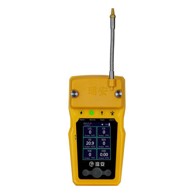 Detector de Gás Multiportátil de Alta Precisão 6 em 1 Detector de Fugas de Gás Portátil