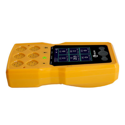 Detectores de gás portáteis 6 em 1 com detector de gás de amostragem de bomba H2s Co O2 Ch4