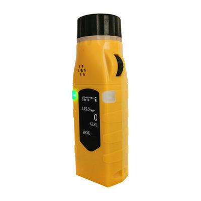 Detector de gás único portátil ABS para gás monóxido de carbono / sulfeto de hidrogénio H2S