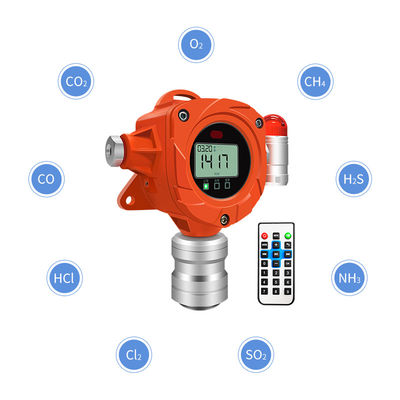 Detector de gás fixo montado na parede C2h6 So2 Detector de gás com sensor inteligente