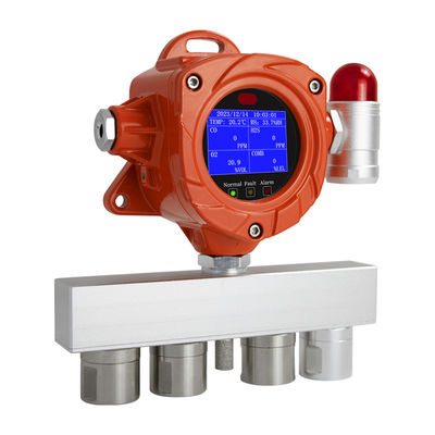 Detector de hidrogénio fixado montado na parede 4 em 1 Detector Multigas