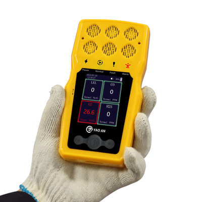 Analisadores de gases portáteis 6 em 1 Multi Monitor de Gás para Processos Industriais