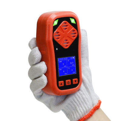 Analisadores de gás múltiplos CDX4 Detector de gás múltiplos portátil com sensor 4 em 1
