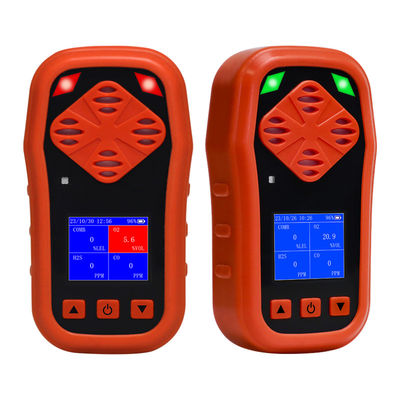 Detectores de monóxido de carbono portáteis Analisador de amônia portátil Detector de gás múltipla 4 Gás
