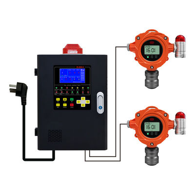 16 Painel de controlo de alarme de gás de zona Indústria Detector de gases combustíveis e tóxicos