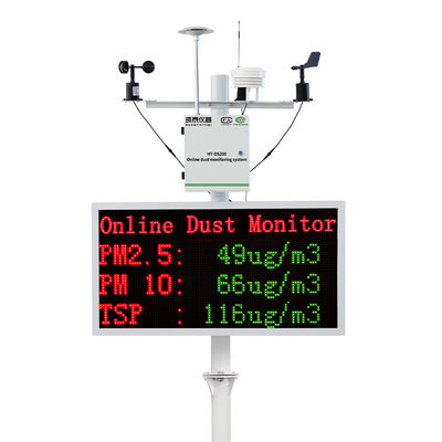 Sistema de monitorização de poeira em tempo real TSP Dispositivo de monitorização da qualidade do ar PM2.5 PM10