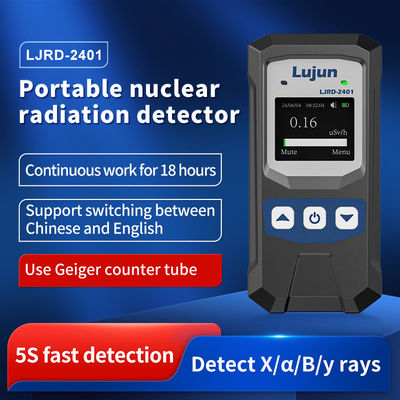 Yaoan LJRD-2024 Medidor de Dose de Radiação Detector de Radiação Nuclear Radiação Electromagnética Gamma Radiação Gamma E Raio Beta