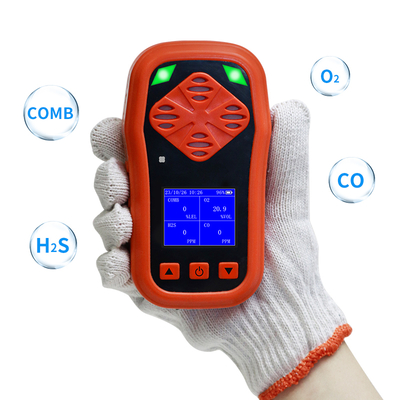 Venda a quente Multi 4 em 1 detector de gás 4 unidade Co/co2 CH4 LEL CO H2S O2 portátil Nh3 Amoniometro